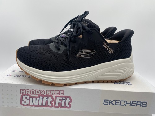 Skechers Women's Hands Free Swift Fit Athletic Sneaker US 6.5, 7.5, or 8.5 Black - Picture 7 of 30