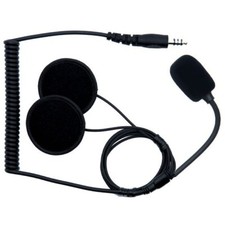 ZeroNoise Open Face Helmet Intercom Headset Male plug