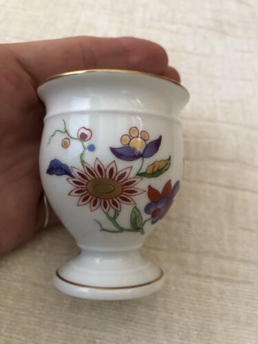 Taza de chocolate vintage Richard Ginori porcelana mango alto flores silvestres SOLO TAZA - Imagen 2 de 10