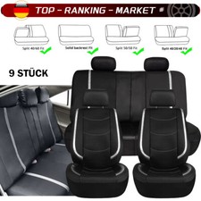 5-Sitzer Sitzbezüge Auto Universal PU Schonbezug Autositzbezüge Komplettset