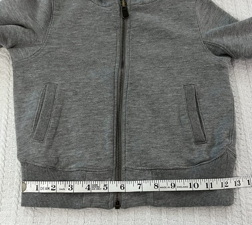 Duluth Trading Kids Toddler Size 2T 14” X 15” Grey Zip Up Hoodie - Picture 7 of 8