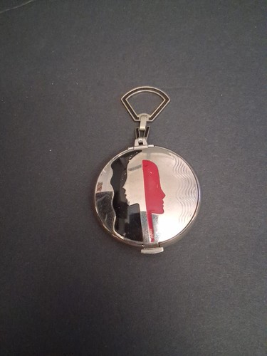 Vintage Doble Cara Art Deco Compacto con Caja Deauville Hudnut Hermoso Estado - Imagen 3 de 13