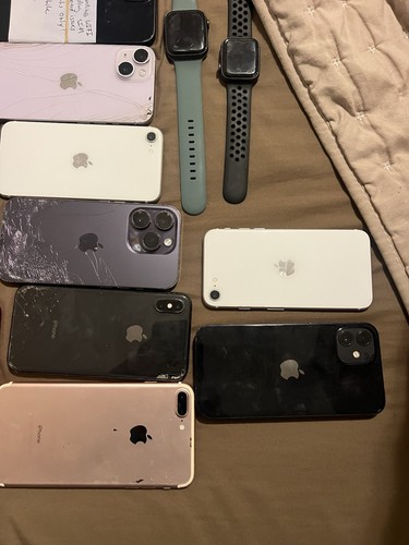 Lot de 24 appareils Apple non testés pour pièces ou réparation iPhone iWatch - Photo 2 sur 10