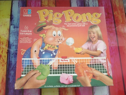 Vintage 'Pig Pong' Game By MB Games 1986 Complete 1980s Retro  - Picture 7 of 7