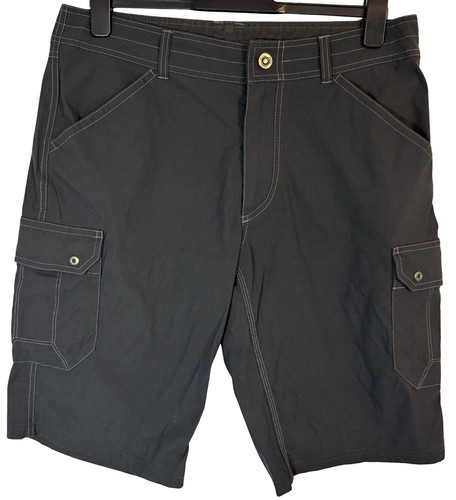 Kuhl Renagade Shorts Herren 34 Wolfsgrau 12" Schrittlänge Nylon Stretch Wandern Outdoor