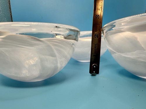 Kosta Boda (Set Of 3) Atoll Art Glass Tealight Candle Holders EUC - Picture 10 of 10