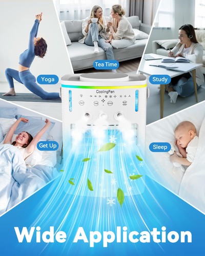 Portable Air Conditioners Fan Cooler: Cooling Fans That Blow Cold Air Portable - Bild 2 von 7