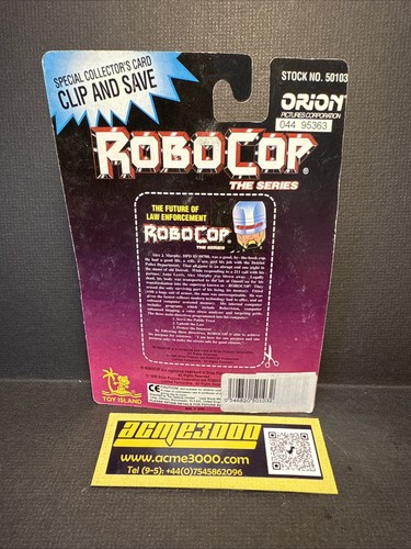 Vintage Toy Island RoboCop The Series 4” Action Figure 1995 BRAND NEW - Picture 2 of 2