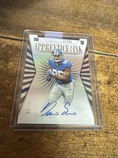 2019 Darius Slayton Passing The Torch Rookie Auto Apprentice Ink/50, Giants