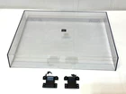 OEM Technics SL-23 Turntable Dust Cover & Hinges Genuine Parts NEAR MINT COND