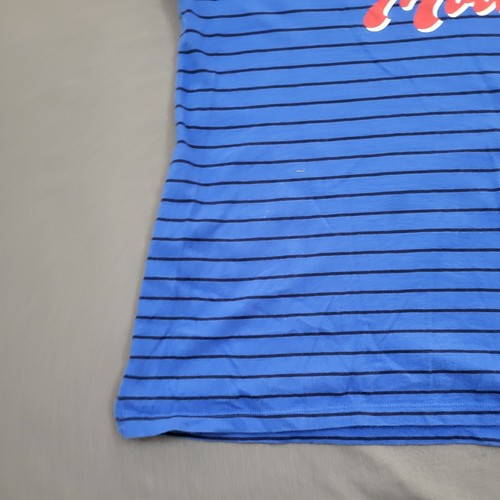 St Johns Bay Shirt Damen Große L Kurzarm Vacay Made Pullover gestreift blau - Bild 5 von 10