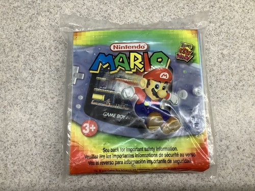VTG 2002 Gameboy Advance Super Mario Advance Board Wendy's Kids Meal Toy Sealed - Picture 6 of 6