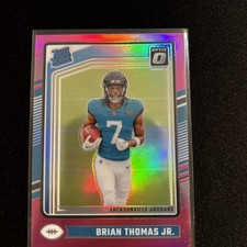 2024 Panini Donruss Optic - Rated Rookie Brian Thomas Jr. #214 Pink Prizm (RC)