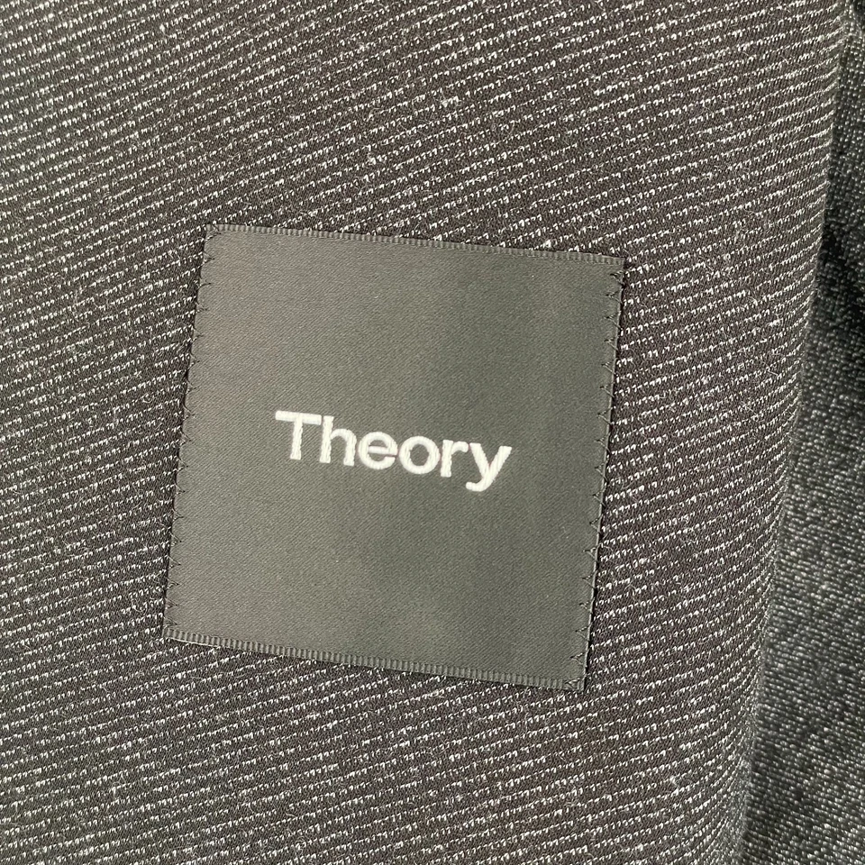 Abrigo Blazer Deportivo Theory Unstructured Hombres 42 Gris Clinton Ponte Sarga Nuevo Sin Etiquetas $595 Foto 3 de 4