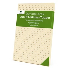 Organic Latex Mattress Topper for Back Support (No Cover) [GOLS CERTIFIED]