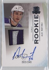 2009-10 Upper Deck The Cup Rookie 232/249 Alec Martinez #165 Patch Auto 0bz8