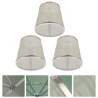 3 stücke Tuch Bubble Type Lampe Schatten Transparente Lampenschirm