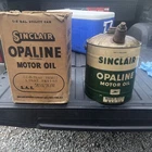 Vintage Sinclair Opaline 5 Gallon Motor Can With  Original  Box Advertising Sign