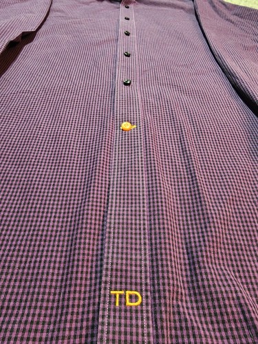 Thomas Dean Lila Paisley Langarm Knopfleiste Herren XL Mehrfarbig Kariert - Bild 9 von 22