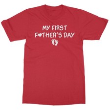 First Father  s Day - Funny New Dad Gift Unisex T-Shirt