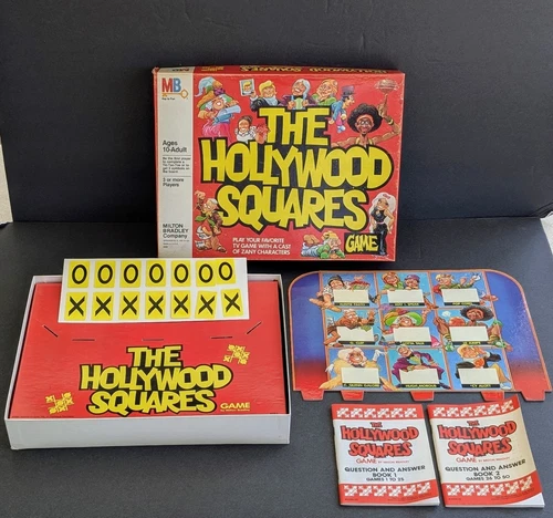 MINTY HOLLYWOOD SQUARES (1980) 🔥💎 Complete Vintage Board Game
