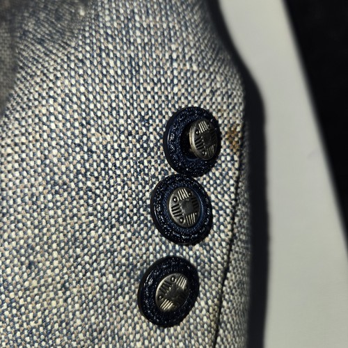 Chaqueta deportiva Circle S Dallas Texas para hombre gris occidental de un solo pecho 46R - Imagen 5 de 14