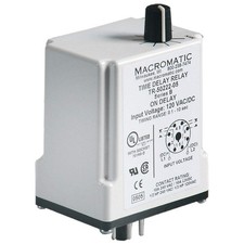 MACROMATIC TR-50222-04 SinFunTimeDelayRelay, 120VAC/DC, 8Pins 23NU78