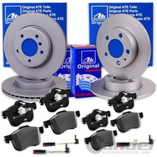 ATE BREMSSCHEIBEN + BELÄGE VORNE + HINTEN für MERCEDES C-KLASSE S203 T Kombi