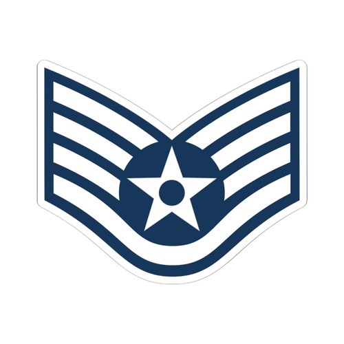 E5 USAF SSGT (United States) (Military Rank) STICKER Vinyl Kiss-Cut Decal - Picture 23 of 25
