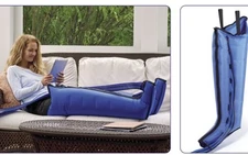 Air Compression Recovery System with Heat – 8-Chamber Full Leg Massage for Calf,