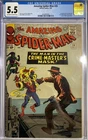 Amazing Spider-Man #26 (1965) Key 1st Crime-Master CGC 5.5 Green Goblin App