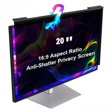 Magnetic Privacy Screen Filter for 20" Monitor, Blue Light Eye Protection, Al...