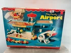 Vintage Fisher Price Play Family Airport 996 Little People Playset and Rare Box