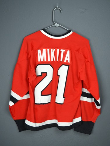 Camiseta deportiva vintage años 70-80 de los Chicago Blackhawks Stan Mikita talla 21 XS-S - Imagen 2 de 12