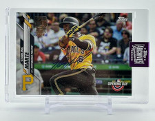 2025 Topps Archives Starling Marte 2020 Opening Day 1/1 On Card Auto Pirates