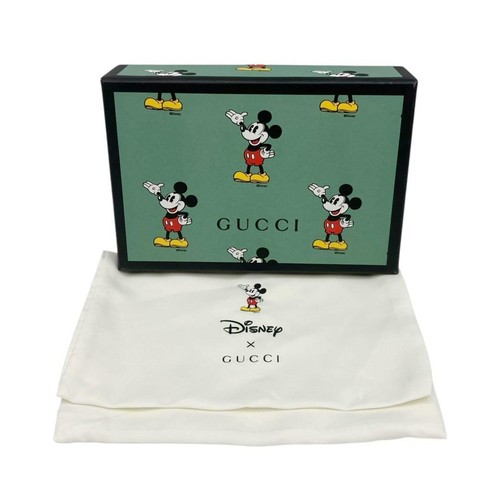 GUCCI Disney GG Marmont Compact Wallet Leather Women Excellent condition -Used- - Picture 11 of 11