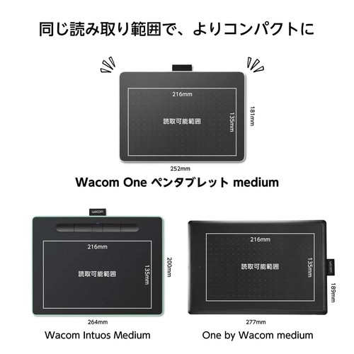 Japan NEW Wacom One Pen Tablet Medium Digital 1920x1080 Custom Brush Set - Picture 3 of 6