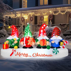 8FT Merry Christmas Inflatable Outdoor Decoration, Gnome Inflatable Christmas De