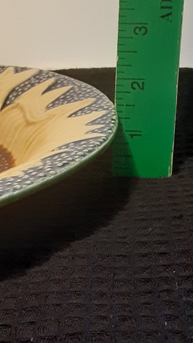 Majolica Sun Flower Bowl Metropolitan Museum of Art 9.25" Portugal MMA 1988 - Picture 12 of 12