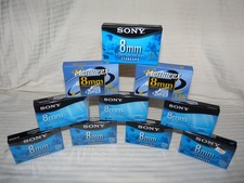 Lot of 10 Sony Memorex P6-120MPL P6120MPR MP120 Video8 HI8 Digital8 Cassettes