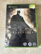 Batman Begins (Microsoft Xbox, 2005) Complete w/ Manual CIB