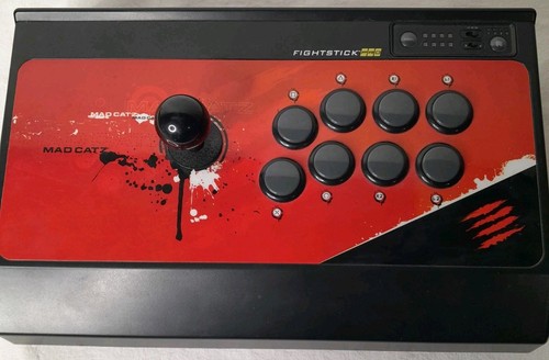 Playstation Mad Catz Fightstick PRO (TE) for PS3/PS4 Controller Tested Used - Picture 1 of 8