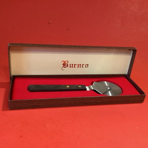 Vintage Advertising Burnco Pizza Cutter Farmers State Bank of Danforth - Picture 2 of 12
