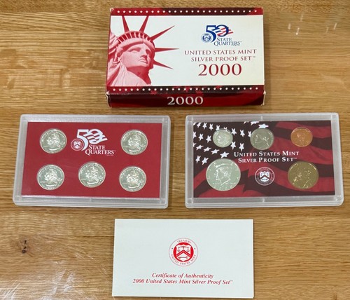 Juego de prueba de plata como nuevo de Estados Unidos 2000