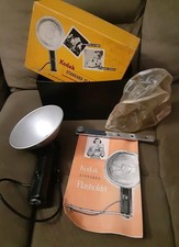 Kodak Standard Flasholder in Box Complete With Manual Holder Cover 1952