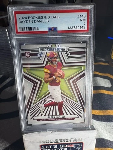 2024 Panini Rookies & Stars #148 Jayden Daniels  PSA 7