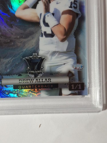 2024 WILD CARD 7 CARD STUDS COMBO GALAXY #DA DRAW ALLAR 1/1 psa 10 platino - Foto 4 di 6
