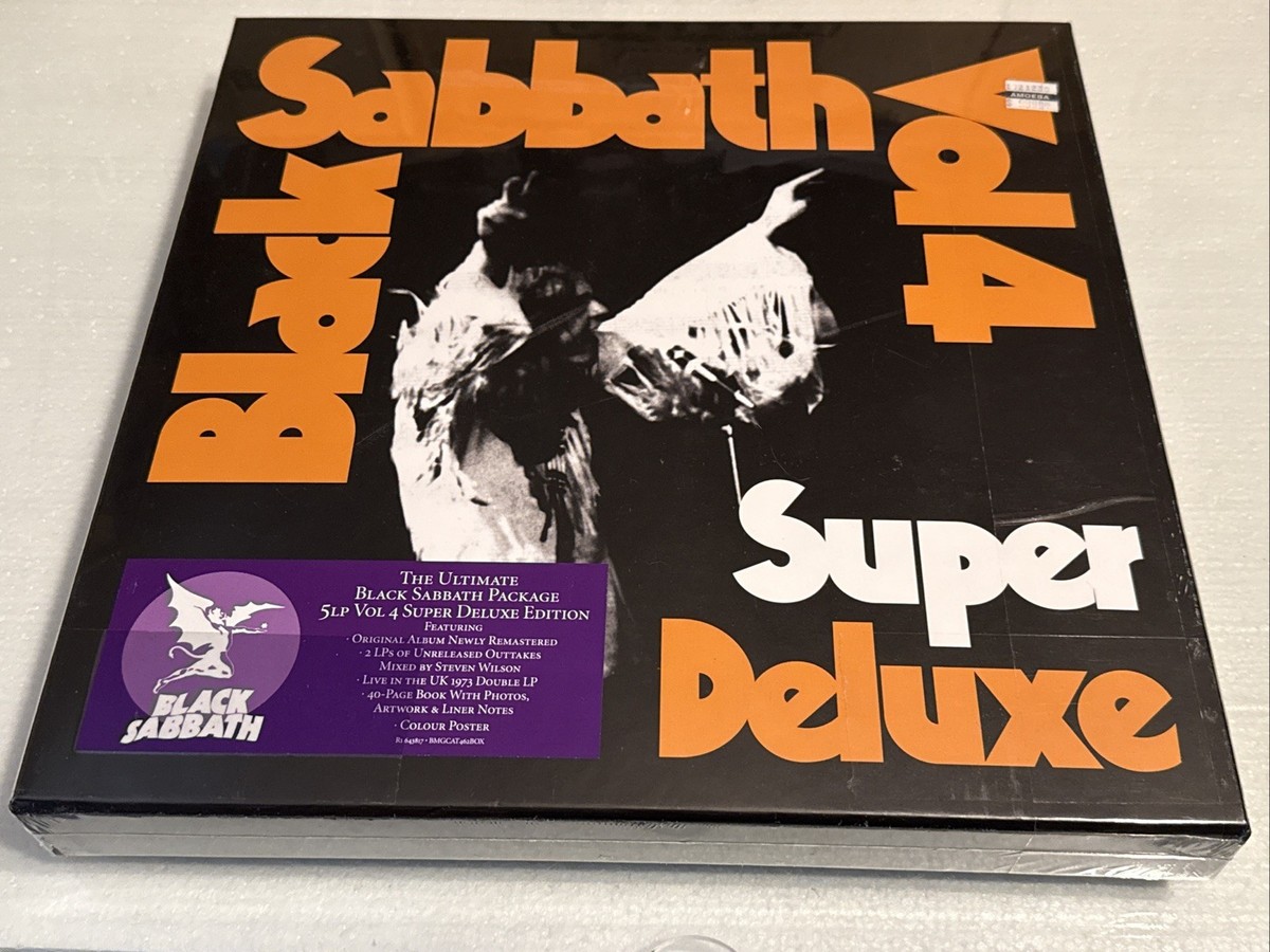 Vol.4 (Super Deluxe Edition) 5LP+BOOK新品 Black Sabbath-Vol. 4 (Super Deluxe Edition) (5lp) by Black