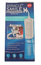 Ontel Miracle Smile Water Flosser Deluxe Pro for Teeth & Gum Health 360 Cleaning