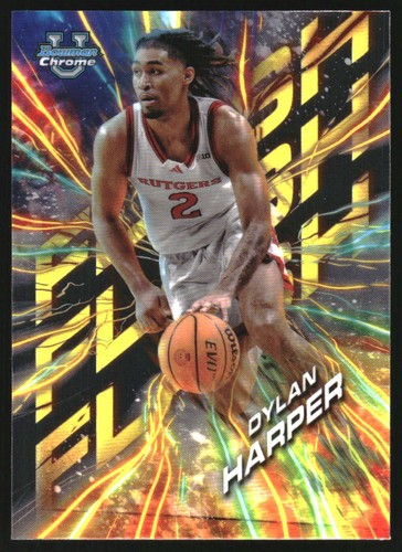 2024-25 Bowman Chrome University Flash #FL3 Dylan Harper
